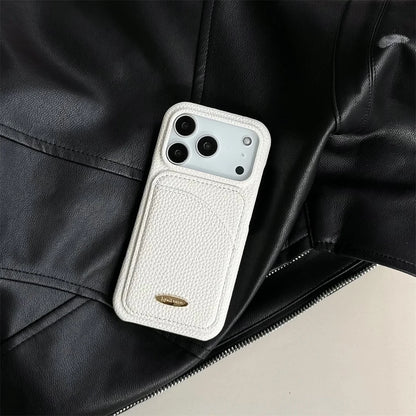 Cards Solt Wallet Leather Phone Case for IPhone 17 Air 17 16 Pro Max 15 Plus 14  11 13 12 Mini Purse Card Protective Cover