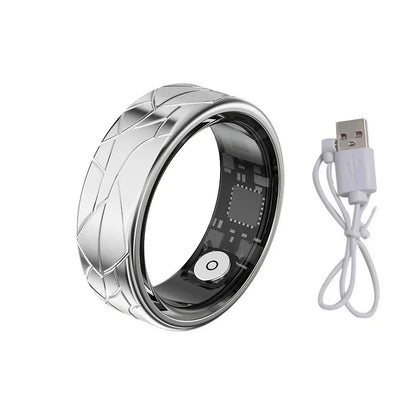 Smart Ring Women Health Tracker Heart Rate Blood Oxygen Photo Control Brush Tiktok Waterproof Multi-sport Modes Men Fitness Ring - covers4phones