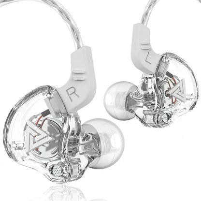 VIKEFON QKZ AK6 In Ear Earphone 6 Dynamic Driver Unit Headphone With Mic Stereo Sports HIFI Subwoofer Headset Monitor Earbuds