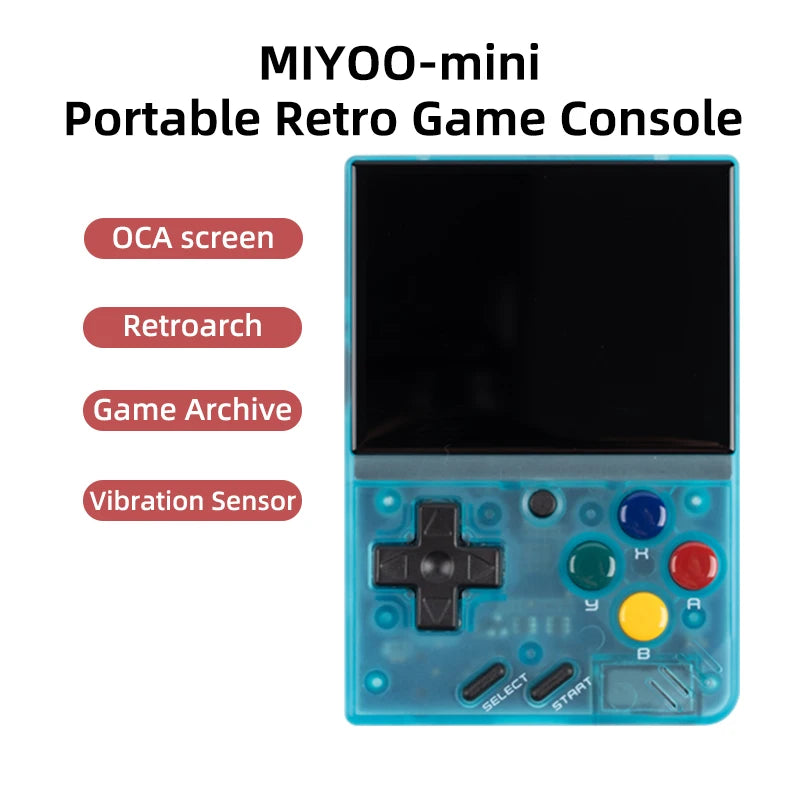 MIYOO MINI V4 Portable Retro Handheld Game Console 2.8''Inch IPS Screen Video Game Consoles Linux System Classic Gaming Emulator