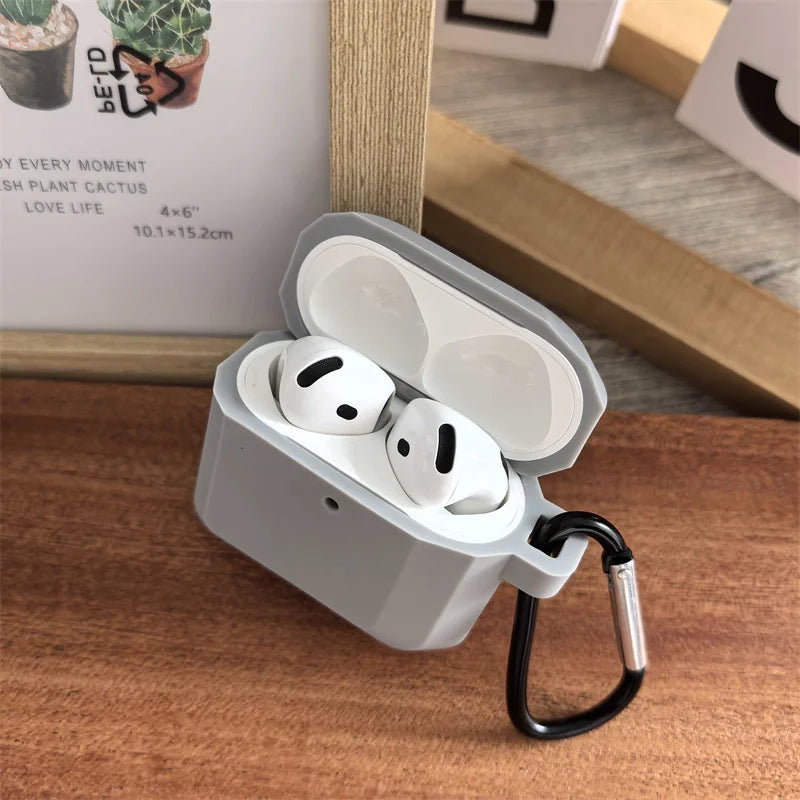 New simplicity Silicone Earphone Cases For Airpods 4-3 Headphones Case Protective Case For Apple Airpods Pro2 Covers Accessories