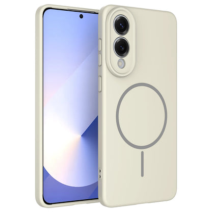 For Samsung Galaxy S25 Edge Case Fashionable Color Skin-friendly Magnetic PC Cover For Samsung S25Edge Shockproof Bumper Funda