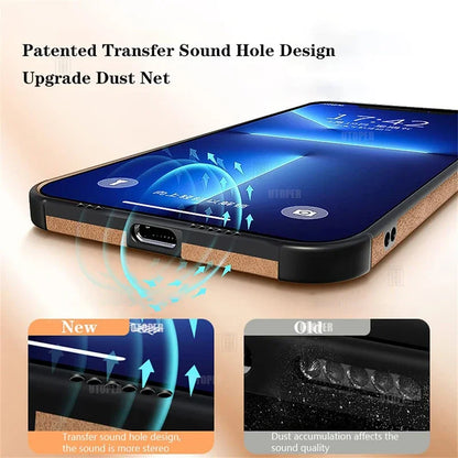 Advanced Business Suede Anti-slip Phone Case For iPhone 16 15 14 13 12 11 Pro Max 16 Plus Lens Full Protection Shockproof Cover