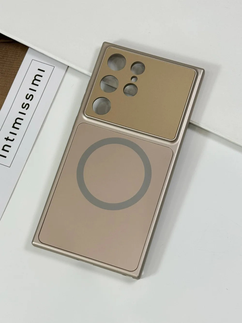 for Samsung Galaxy S26 Pro S25 S24 S23 Ultra Plus Glass Hard Magnetic Case For Magsafe Wireless Charging Camera Protection Cover