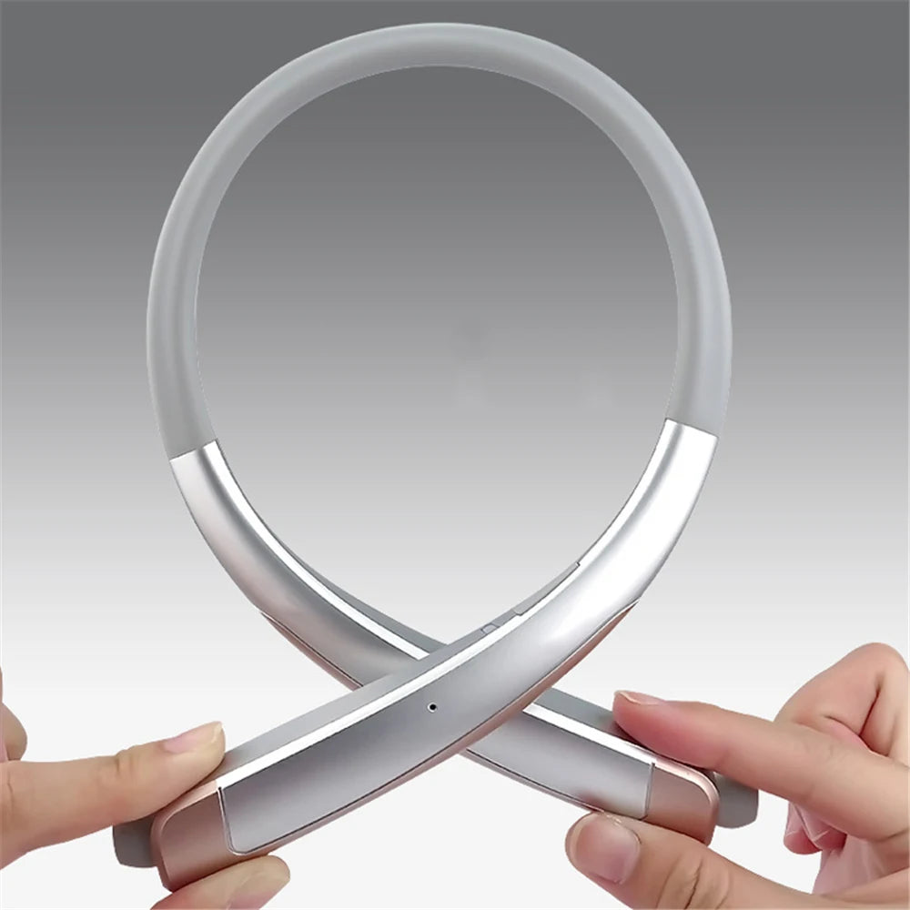HBS-1100 Stereo Bluetooth Headphone Binaural Hand-free Neckband Earphones Fashion Mini Wireless Headset Binaural Universal