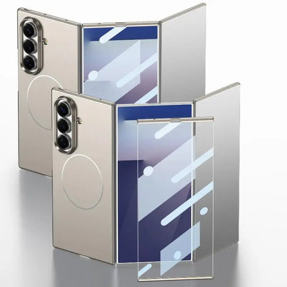 Magnetic Cover For Samsung Galaxy Z TriFold Case Hard Ultra-thin Full Edge Glass Screen Protector