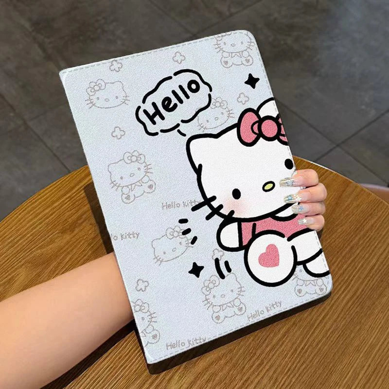 Hello Kitty Case for 9th 10.2in 10th Generations 10.9in Cartoon Pochacco Protective Case Air3 10.5in Pro 20 21 11in Tablet Case
