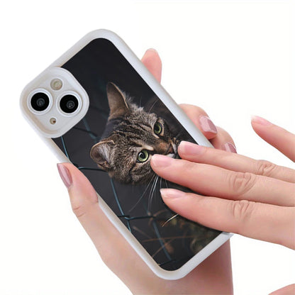 Custom Personalized Soft Phone Case for iPhone 16 15 14 13 12 11 X 8 7 6 Plus Pro Max Mini, Enhanced Camera Protection, White - covers4phones