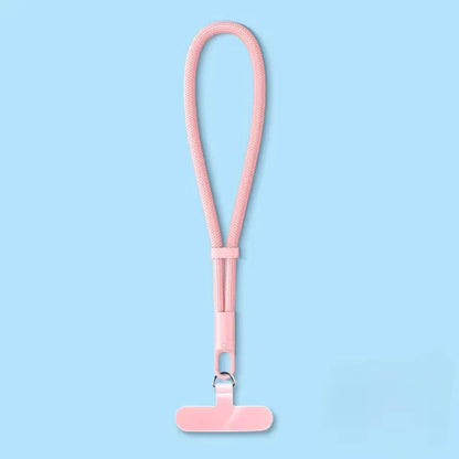 Universal Adjustable Mobile Phone Lanyard Short Wrist Strap with Self-locking Anti-drop Design Durable Polyester Phone Strap