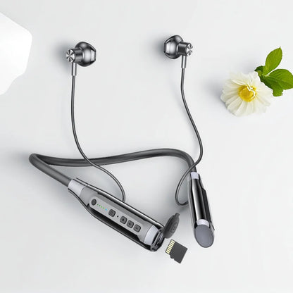 EARDECO 100 Hours Endurance Bluetooth Headphone Neckband Wireless Headphones Bass Auriculares Bluetooth Earphone with Mic Stereo