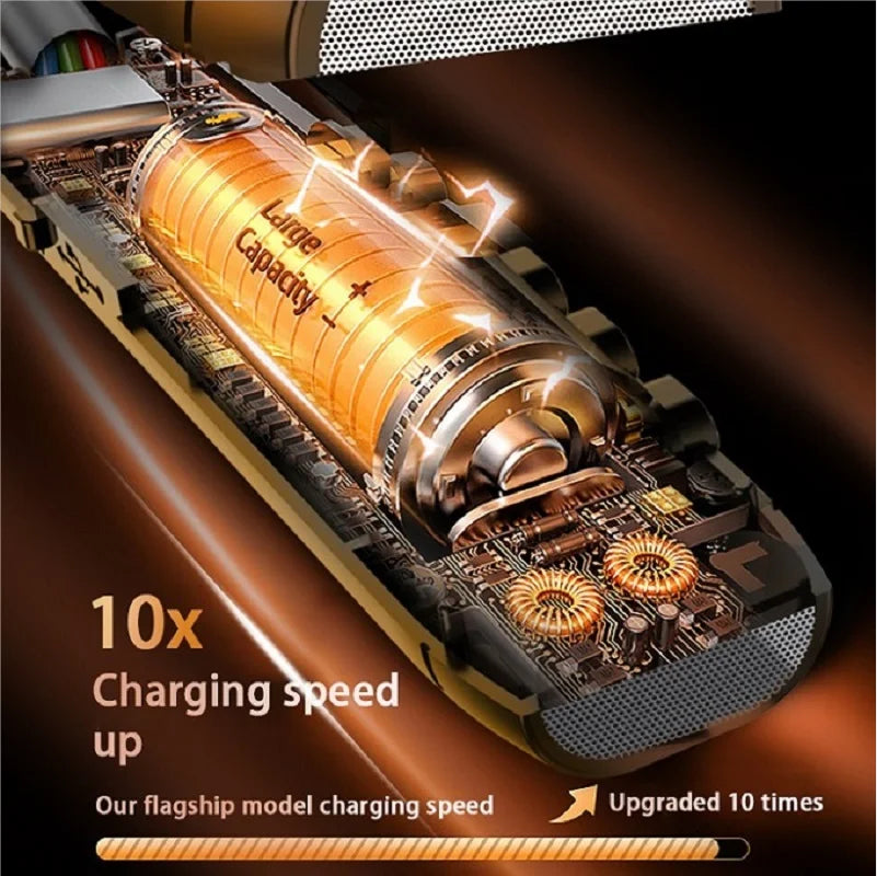 TWS LED Display Super Power Wireless Headphones Bluetooth Earphones Neckband Magnetic Earbuds Sports Headsets Stereo With HD Mic