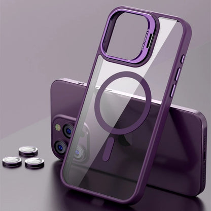 Fashion Magnetic Stand Case for iPhone 16 15 14 Plus 13 12 11 Pro Max Case for Magsafe Wireless Charge With Lens Protector Cover