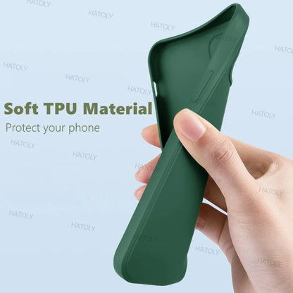For iPhone 17 Pro Case Apple iPhone 17 Air 17 Pro Max Cover Funda Shockproof Luxury TPU Liquid Silicone Protective Cover Cases