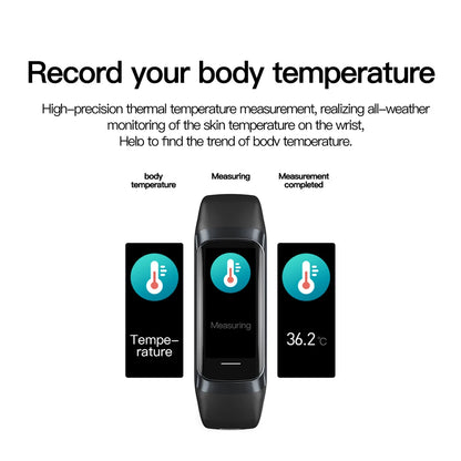 AMOLED Smartwatch Body Temperature Monitor Fitness Clock Sports 3ATM Waterproof Men Smart Watch Band for Women IOS Xiaomi 2025
