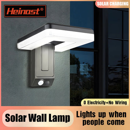 Foldable LED 120° Solar Light Outdoor Wall Lamp Waterproof Spotlights Lamp Motion Sensor Solar 3 Modes Street Light Garden Decor