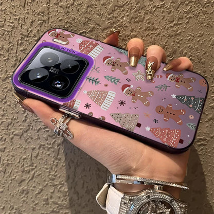 Santa Claus Frosted Case for Xiaomi Mi 15 14 14T 13 13T 12 12T 12X 12S 11 Lite POCO F6 F5 X6 X5 X3 M6 Pro 5G 4G M5S Hard Cover