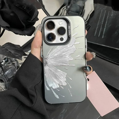Colorful hollow butterfly Phone Case For IPhone 16 15 14 13 12 11 Pro Max Shockproof Bumper Back Cover For Iphone 16 Case Funda