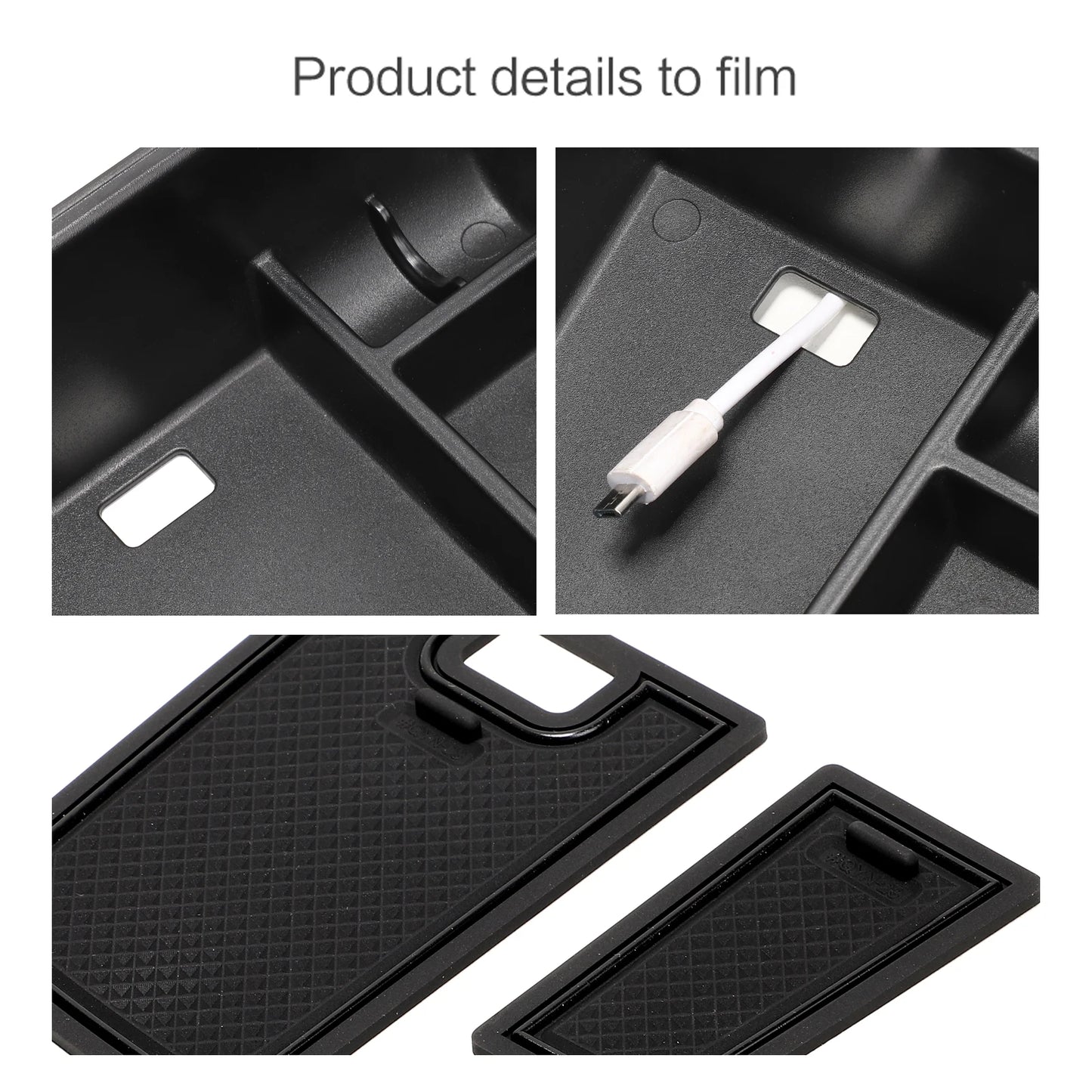 Smabee for Kia Niro SG2 2022 2023 Armrest Storage Box Car Central Tray Organizer Accessories Stowing Tidying