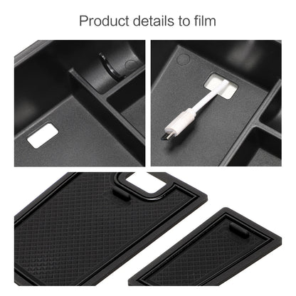 Smabee for Kia Niro SG2 2022 2023 Armrest Storage Box Car Central Tray Organizer Accessories Stowing Tidying