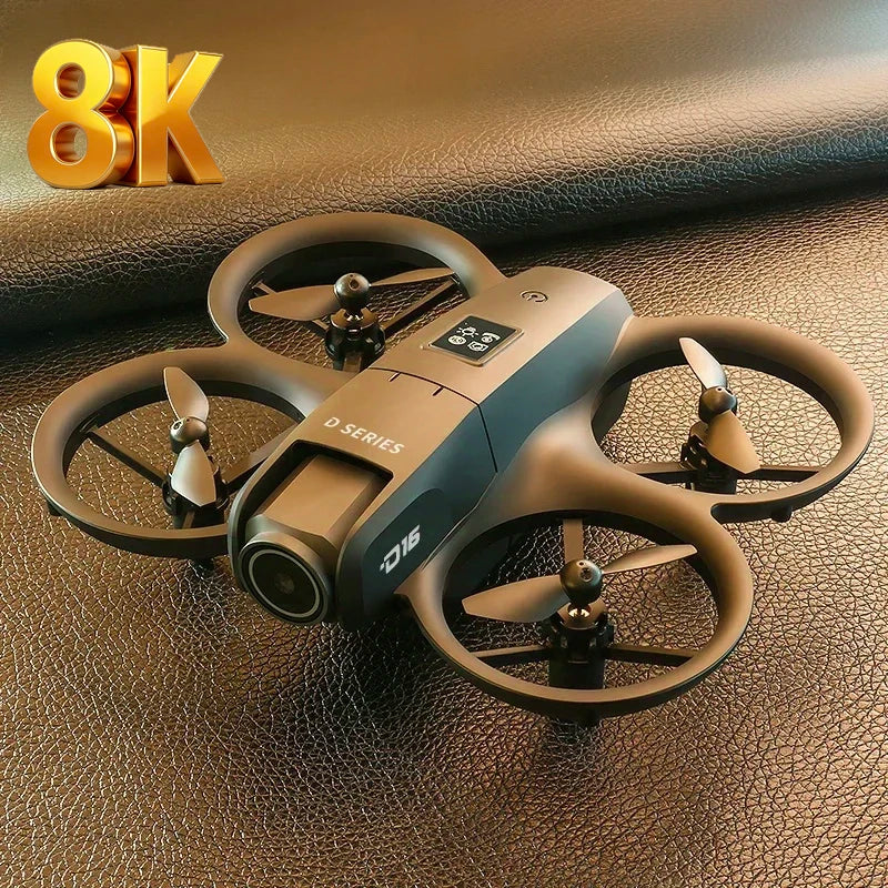 New D16 Mini Drone Dual Camera 8K HDAerial Aircraft Obstacle Avoidance UAV Fixed Remote Control Airplane Gift Toys 20000M