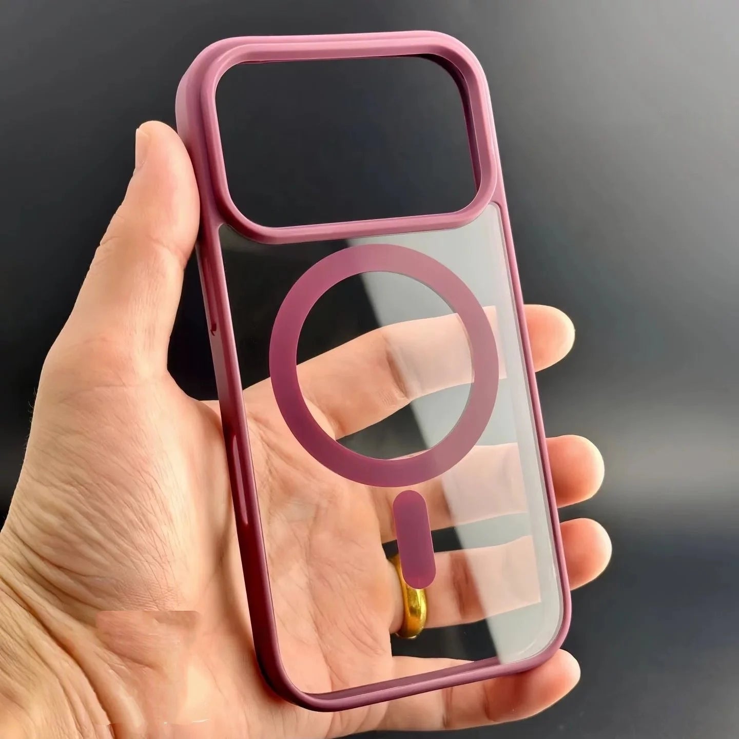 For Magsafe Case For iPhone 17 Air 17Promax 16 15 14 Pro Max Plus 13 12 Mini 11 16E SE4 17Pro Original Transparent Acrylic Cover