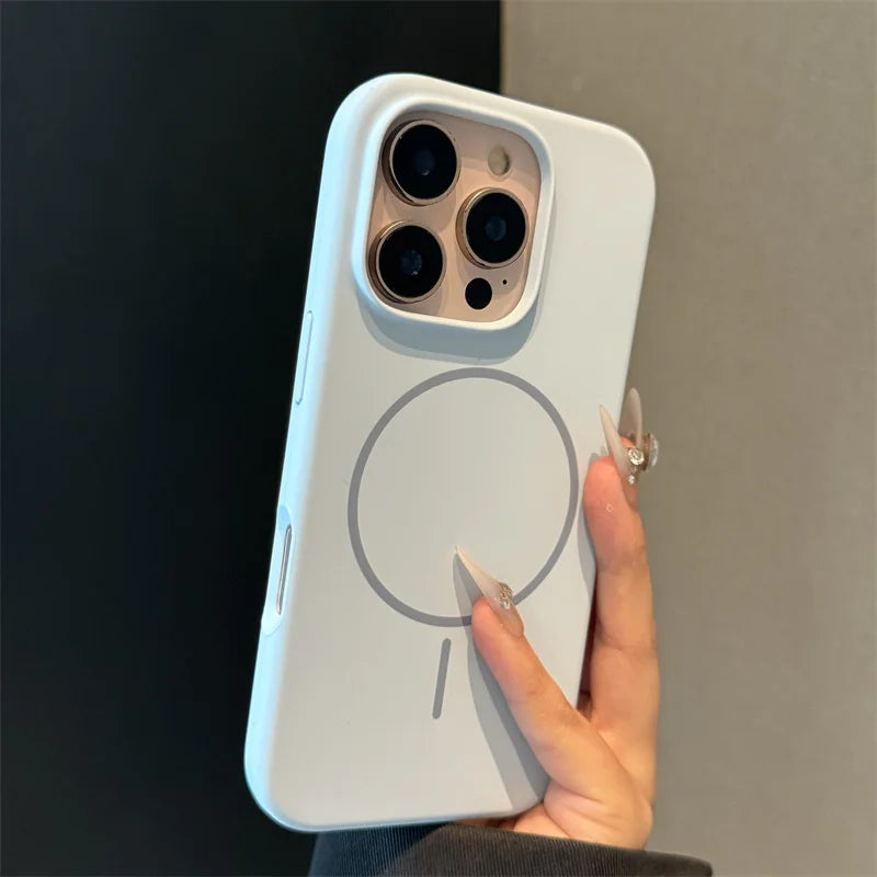 Original Liquid Silicon Magsafe Case For iPhone 17 Air 16 15 Plus 14 13 12 11 Pro Max Magnetic Wireless Charge Soft Rubber Cover