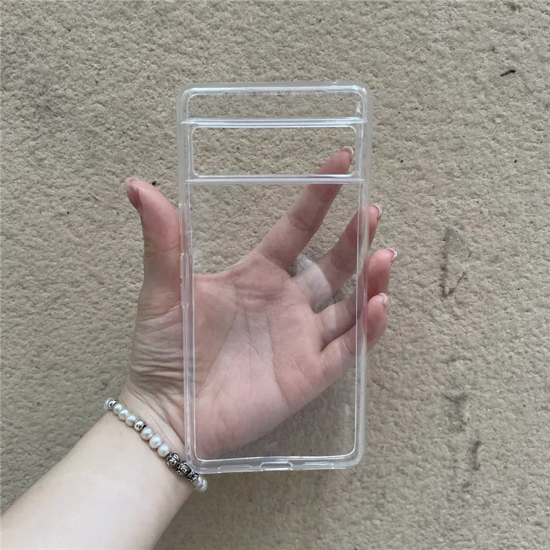 Japan Anime Fuji Mountain Landscape Phone Case For Google Pixel 8A 9 Pro XL 8 Pro 6A 6 7 10 Scenery Clear Soft TPU Cover Fundas