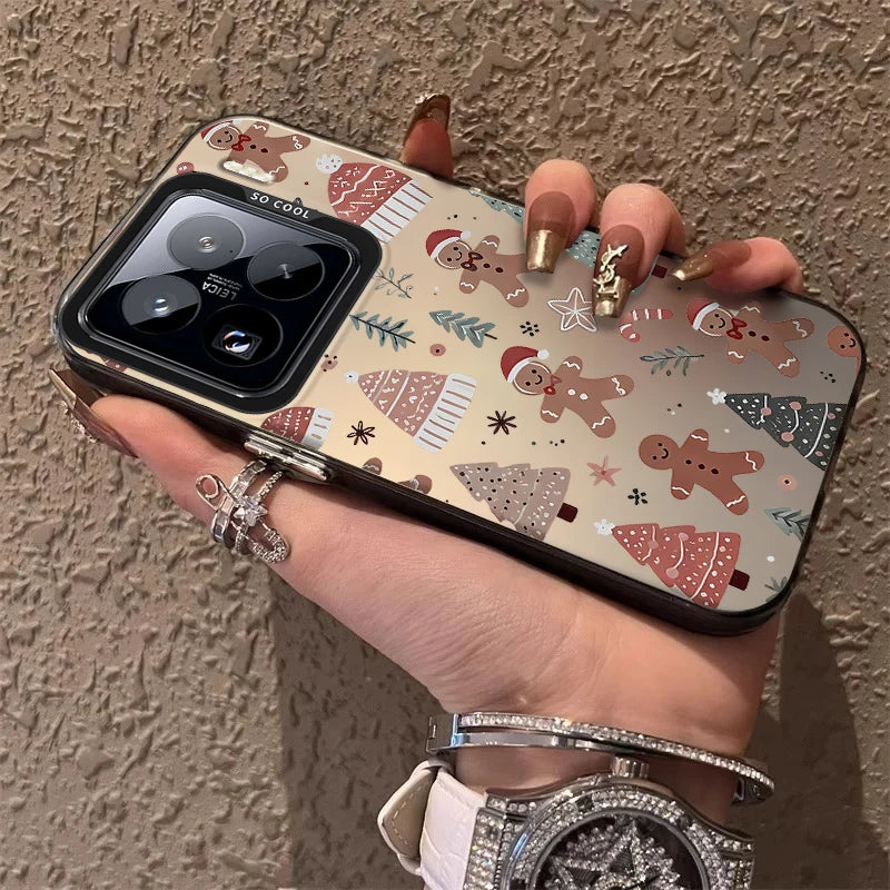 Santa Claus Frosted Case for Xiaomi Mi 15 14 14T 13 13T 12 12T 12X 12S 11 Lite POCO F6 F5 X6 X5 X3 M6 Pro 5G 4G M5S Hard Cover