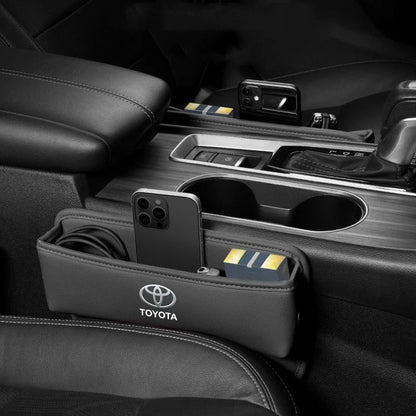 Multi-Function Car Seat Gap Filler Box For Toyota Rav4 CHR Yaris Prius Avensis Corolla Camry Highlander GR 86 Car Accessories