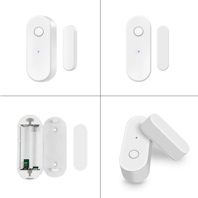 Smart Home Tuya WiFi Door Sensor Open Close Window Detector Security Alarm With Alexa Google APP Remote Control Notification