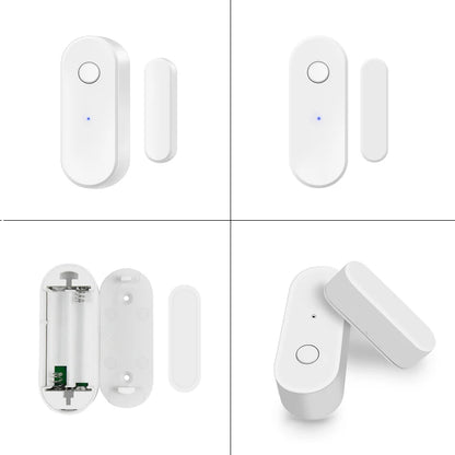 Smart Home Tuya WiFi Door Sensor Open Close Window Detector Security Alarm With Alexa Google APP Remote Control Notification