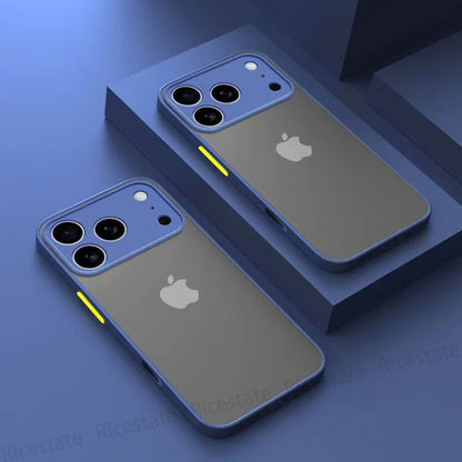 New Armor Shockproof Matte Hard Case For iphone 17 Pro Max 17 Air Cover for iphone17 Pro Max Silicone Frosted Back Cover Case