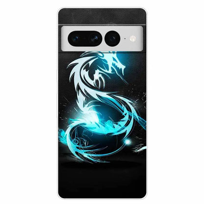 Case for Google Pixel 8 Pro / 7 7Pro Cover Pixel 8Pro Silicone Soft TPU Clear Funda for Google Pixel 8 5G Phone Shells Animals