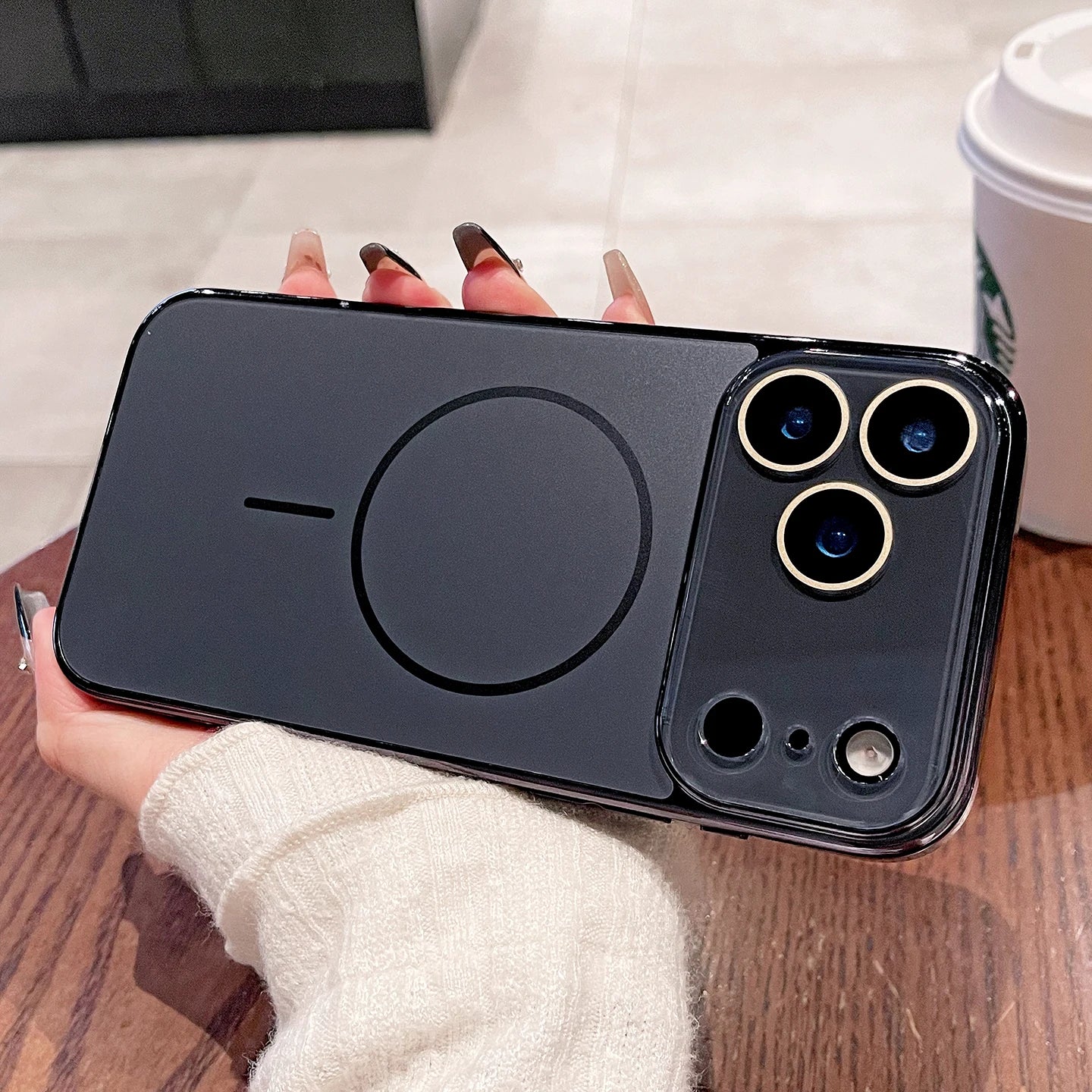 Luxury Plating Bumper Hard Case For iPhone 17 Air 16 15 14 13 12 11 Pro Max For Magsafe Magnectic Glass Camera Protection Cover