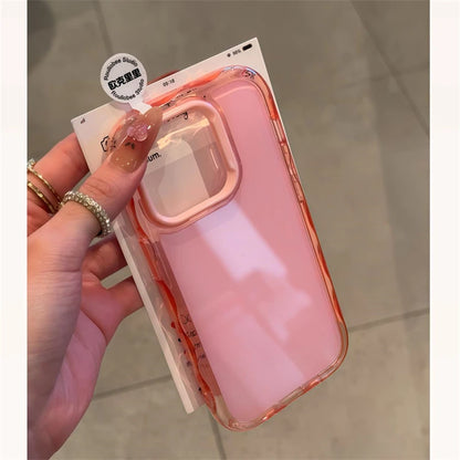Luxury Jelly Candy Shockproof Case for iPhone 16 15 14 Plus 13 12 11 Pro Max Soft Hit Color Bumper Armor Aesthetic Phone Cover