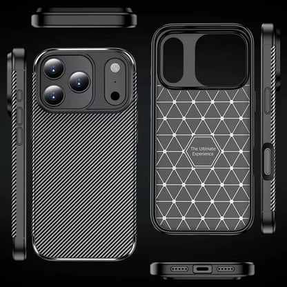 Carbon Fiber Pattern For iphone 17Promax 17 Air 17pro Phone Case Fashionable Anti-Fall Sensation Protective Cover for High