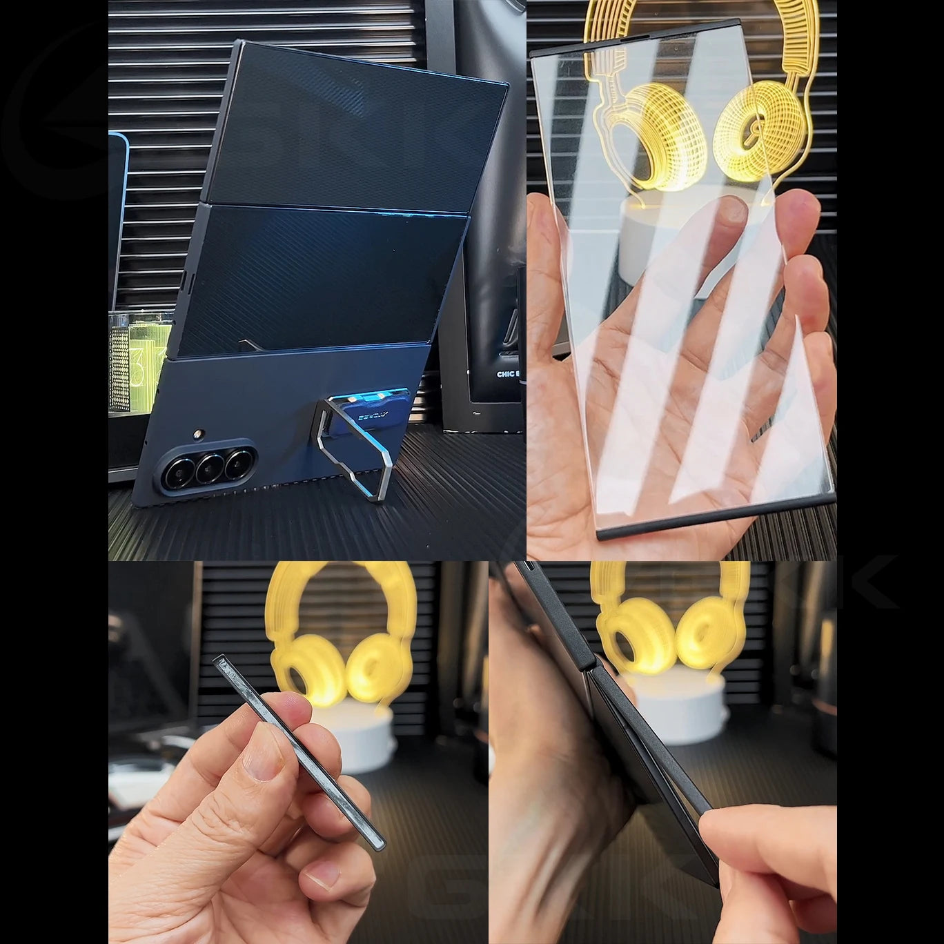 Ultra-thin Ring Holder Wrist Strap Case For Samsung Galaxy Z Trifold Outer Screen Glass Plastic Cover For Galaxy Z Trifold Case