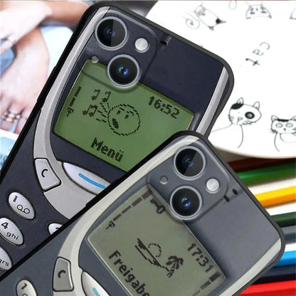 Case For Apple iPhone 13 14 15 11 12 Pro 7 XR X XS Max 8 Plus SE 2022 Phone Cover Shell Magnetic Radio Tape Cassette