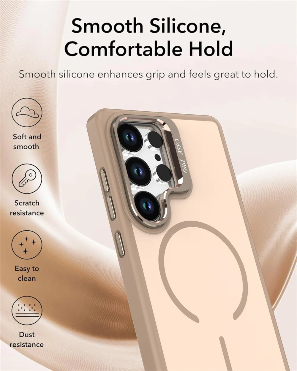 For Magsafe Magnetic Case For Samsung S26 Ultra S25 Edge S24 Plus S23 FE A52 A54 A55 A36 A35 A34 A25 A16 Liquid Silicone Cover