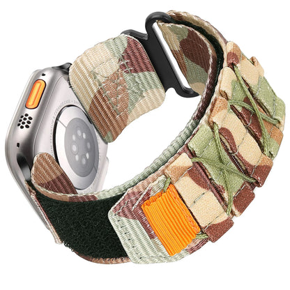 Tactical Strap for Apple Watch Band 49 45mm 44mm 41 40mm Nylon Alpine Trail Loop Bracelet for IWatch Series Ultra 2 9 8 7 5 6 Se