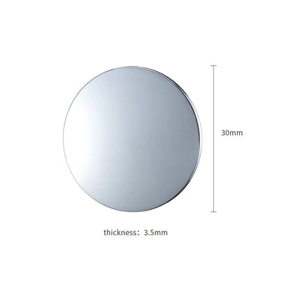 Compact Round Mirror for Smartphone Selfies and Vlogging