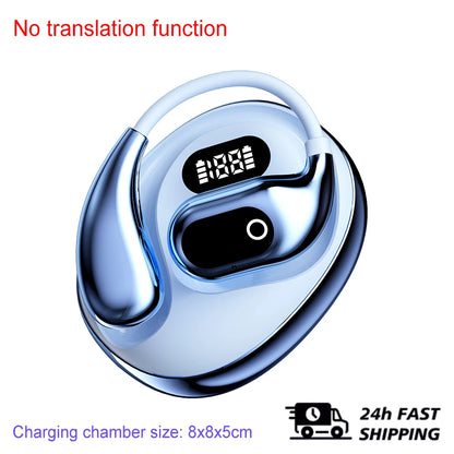 Ai Two-Way Real time Translators Earphone 144 Languages Wireless Bluetooth Smart Voice Translator Headphones For Travel Business
