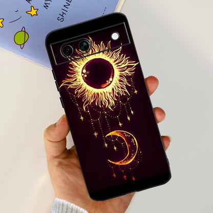 For Google Pixel 8A Case Stylish Painted Cover Soft TPU Shockproof Phone Case For Google Pixel 8 Pro Pixel8A Fundas Coque Bumper