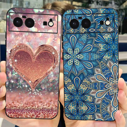 For Cover Google Pixel 6 Case Cute Cat Cartoon Bumper Back Shockproof Soft TPU Case For Google Pixel 6A 6PRO Pixel 6 Phone Cases