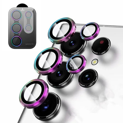 Camera Lens Protetor For Samsung S25 S24 ultra S24 S23 S22 ultra Case Tempered Glass Film Titanium Alloy Ring Phone Accessories