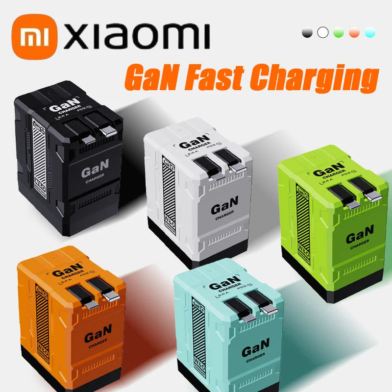 Xiaomi GAN 20W Ultra Fast Charger Type C Lighting PD 3.0 Mobile Phone Charging US/EU/UK Plug For iPhone Samsung Huawei Xiaomi