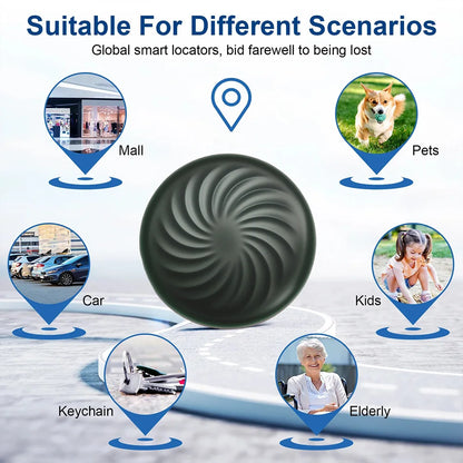 MRSVI Smart GPS Tracker Mini Tracking Device Finder  For Apple Find My APP Smart Tag Anti Lose Reminder Device Locator Key Kids
