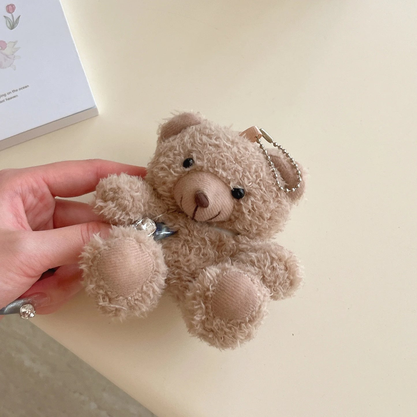 Cute Cartoon Fur Bear shape Case for Airpods 4 3 2 1 Air Pods Pro2 Generation Funny Fluffy Plush Warm Women Girls Cover