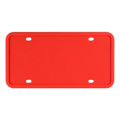 Silicone license plate frame, American and Canadian license plate frame, waterproof, rust proof, without damaging the paint