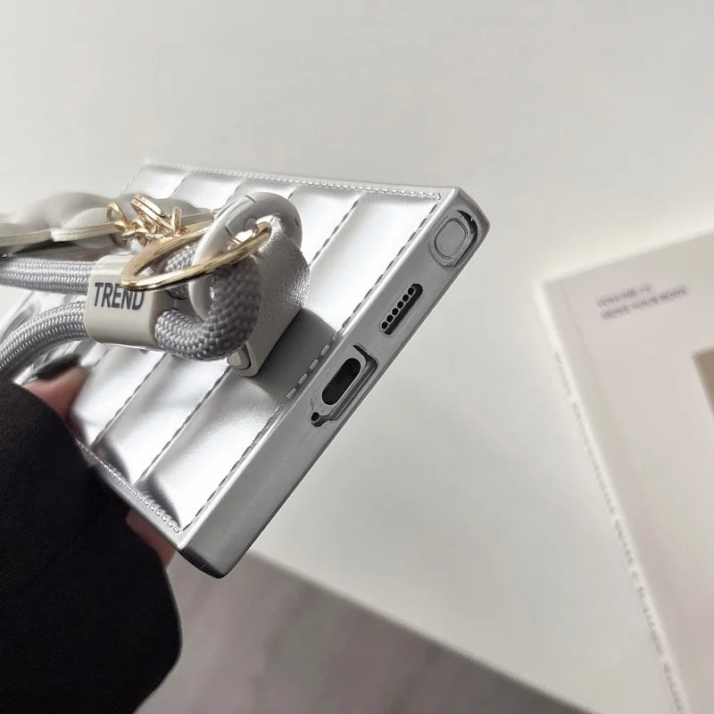 Soft Down Jacket Phone Case for Samsung Galaxy S25 Edge S23 S24 Ultra S22 S21 FE S20 A56 A36 A16 A06 A35 A55 A05 A15 A54 A34